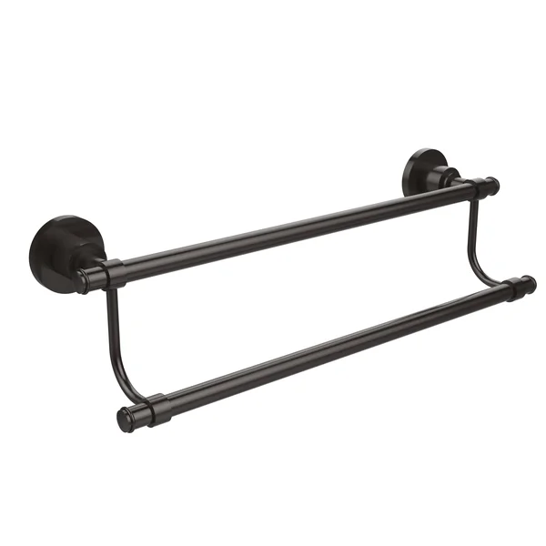 Allied Brass Washington Square Collection 30 inch Double Towel Bar Oil Rubbed Bronze