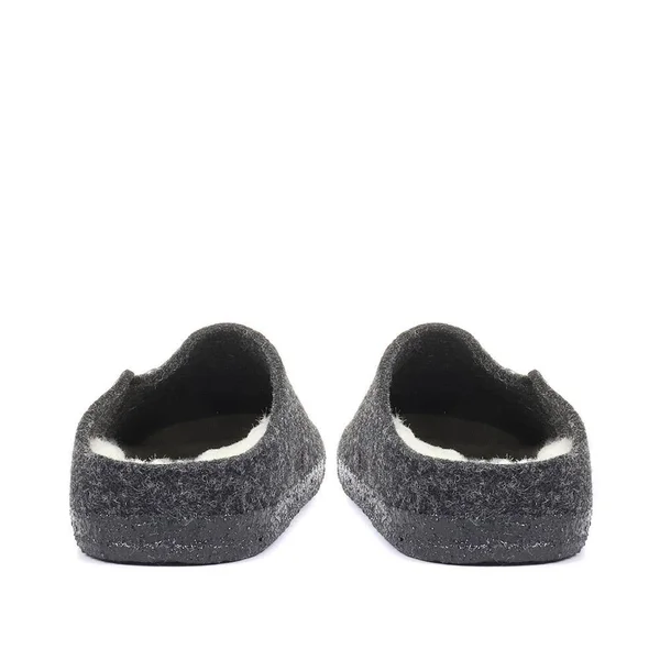 Birkenstock Men's Zermatt Wool Felt Slippers - Grey, US 06.5