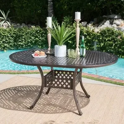 Fleur De Lis Living Brownell Outdoor Expandable Dining Table