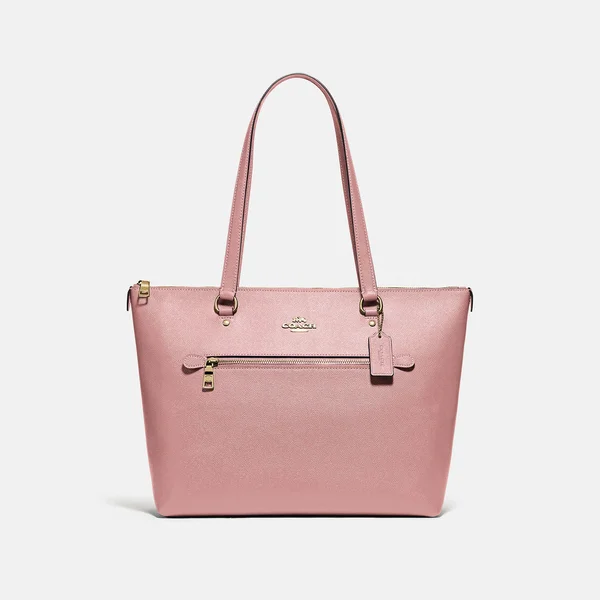 Nwt Coach F79608 Gallery Tote Pink Petal Crossgrain Leather Msrp IMP02