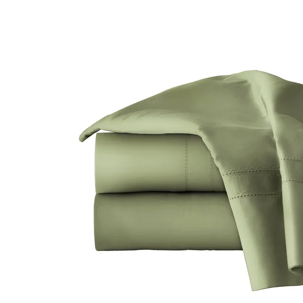 Pointehaven Deep Pocket 620 Thread Count Long Staple Cotton Sheet Set Moss California King