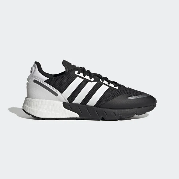 Adidas Originals ZX 1K Boost Black/White Men's Shoes, Size: 8.5