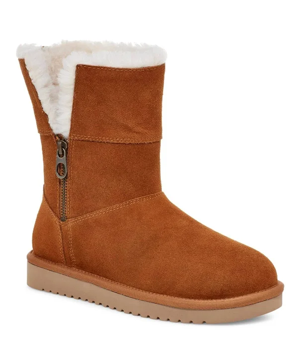 Koolaburra by Ugg Women's Aribel Short Boots - Chestnut