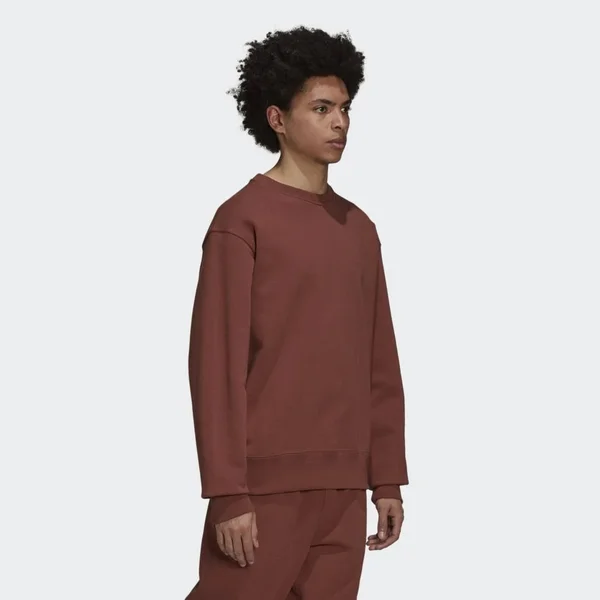 Adidas PW Basics Crew Sweatshirts Earth Brown XXL