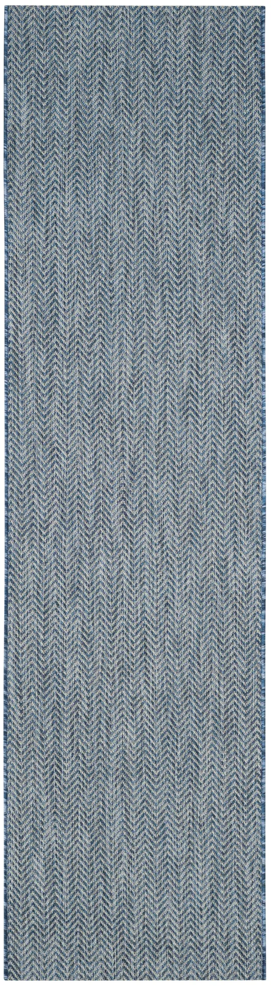 Safavieh Courtyard Navy - Grey Area Rug; 9& x 12&