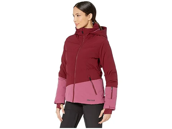 Marmot Slingshot Down Jacket - Women's Claret/Dry Rose, XL
