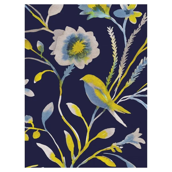 Meadow Symphony by Sandra Jacobs Birds and Feathers Canvas Art, Size: 18 inch x 24 inch