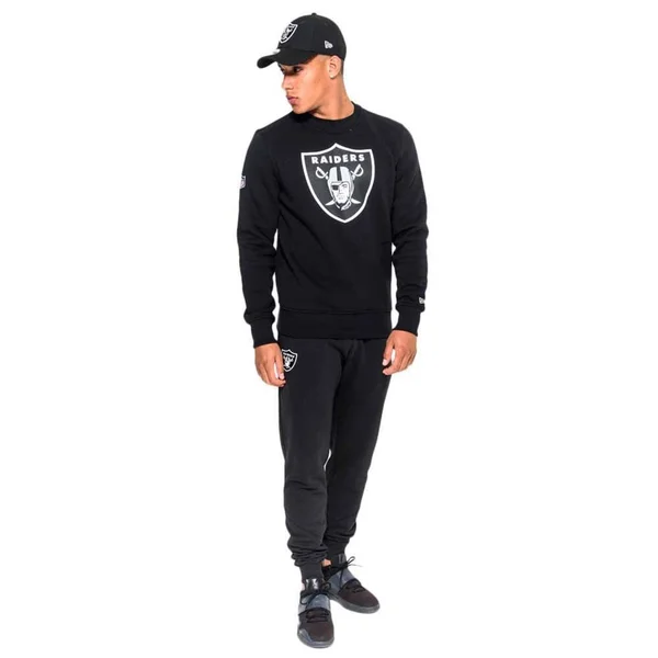 New Era Las Vegas Raiders NFL Black Crew Neck Sweatshirt