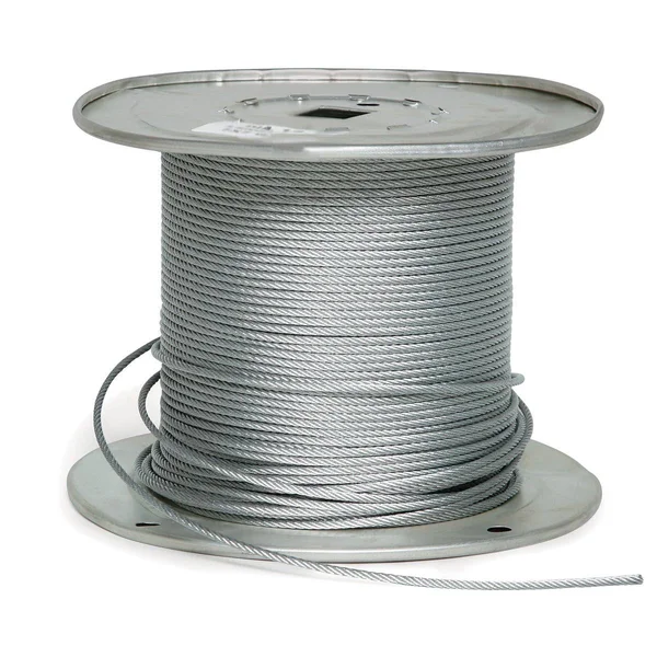 Fehr 2G9250-00500 0.25 Dia. x 500 ft. 7 x 19 Galvanized Aircraft Cable