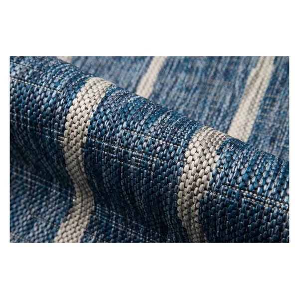 Novogratz Villa Area Rug - Blue, 9&3x22 x 12&6x22