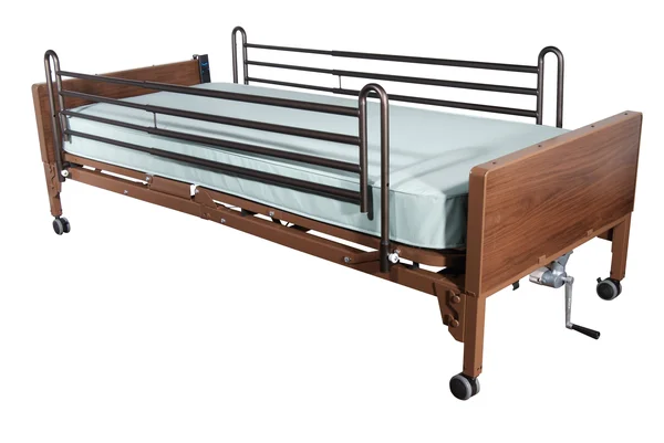 Drive Medical Delta Ultra Light Full Electric Bed with Full Rails and Foam Mattress