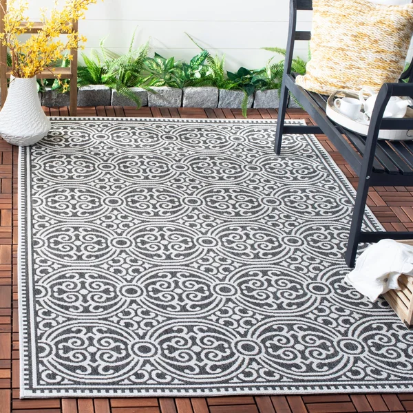 Safavieh 6&-7x22 x 6&-7x22 Round Beach House BHS134C Cream Beige Rug