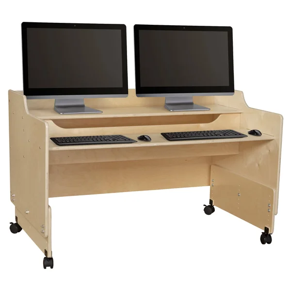 Contender Mobile Computer Desk- 48x22W - RTA