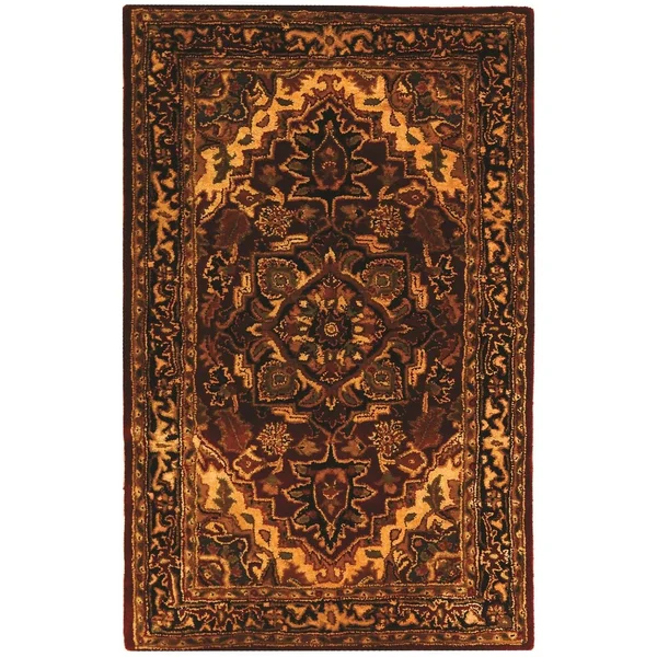 Safavieh Classic CL763A 2&3x22 x 10&0x22 Runner Light Gold, Red Area Rug