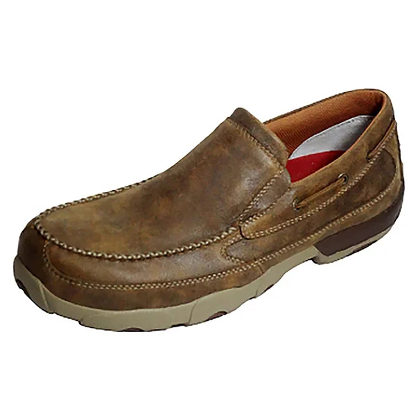 Twisted x MDMSC03 Men's Slip-On Driving Moccasins Bomber, 11, W