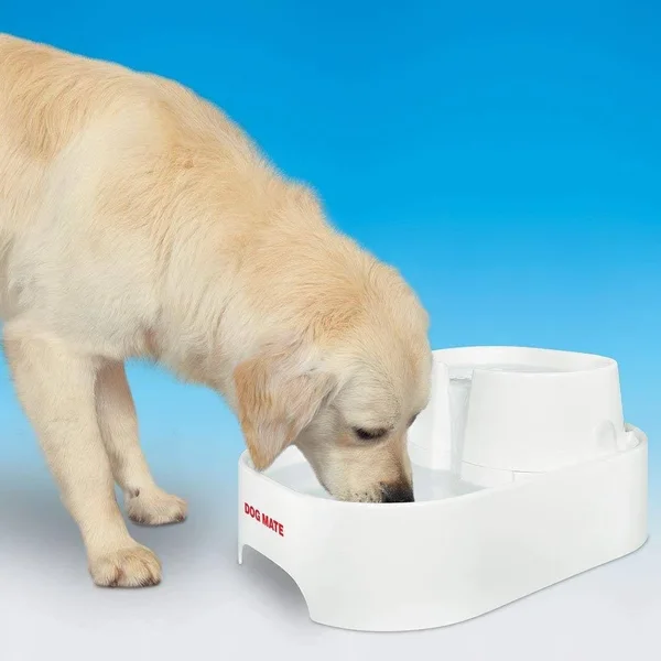 Dog Mate Large Fresh Water Drinking Fountain for Dogs and Cats