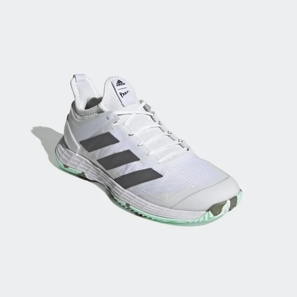 Adidas Adizero Ubersonic 4 Parley Hard Court Tennis Shoes Cloud White 8 - Womens Tennis Shoes