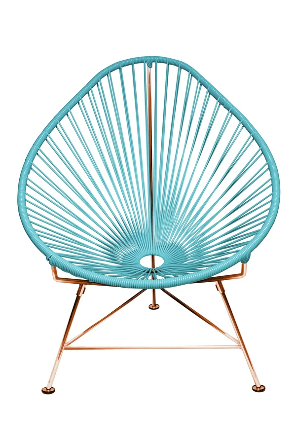Innit Designs Junior Acapulco Chair - Copper/Powder Blue