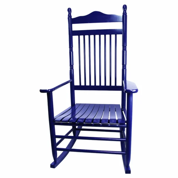 Dixie Seating Calabash Wood Rocking Chair NO. 467srta Blue