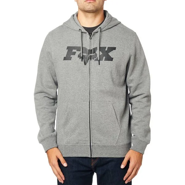 Fox Racing Legacy F-Head-X Zip Hoodie - Heather Graphite - Small