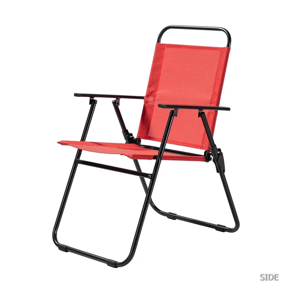 Jake 6 Piece Bistro Dining Set with Umbrella - Red