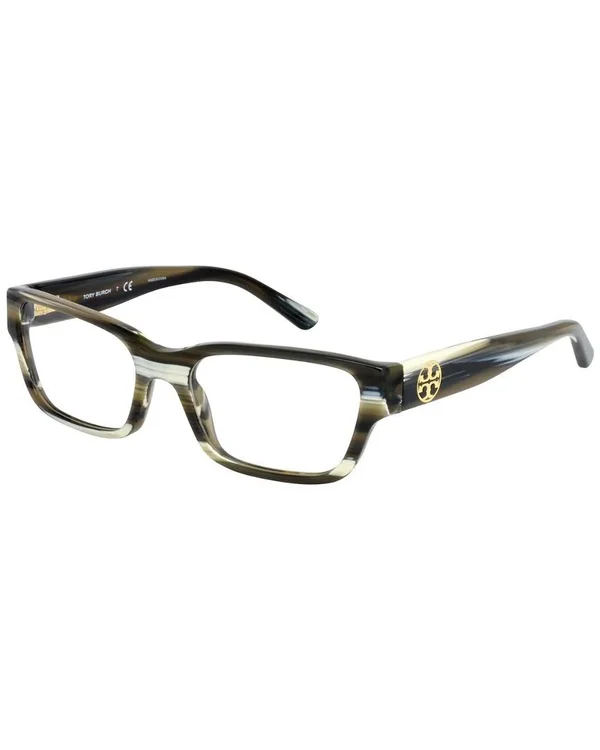 Tory Burch 2074 Eyeglasses 1050 - Olive Horn Women TY2074