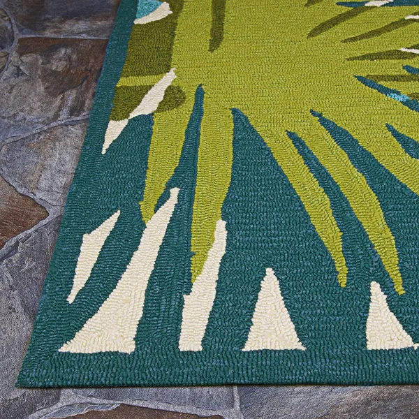 Couristan Covington Willow Branch Sage/Ivory Area Rug - 3&6x22 x 5&6x22