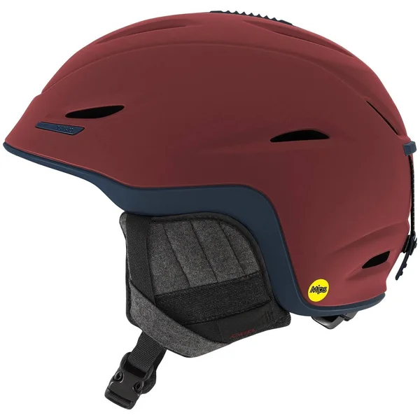 Giro Union MIPS Snow Helmet (Matte MAROON/TURBULENCE Mountain Division - Small)