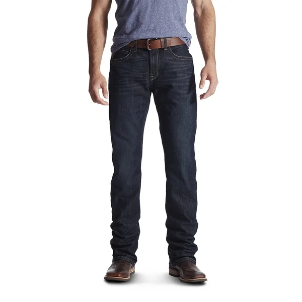 Ariat Men's Rebar M4 Low-Rise Boot-Cut Jeans - Carbine