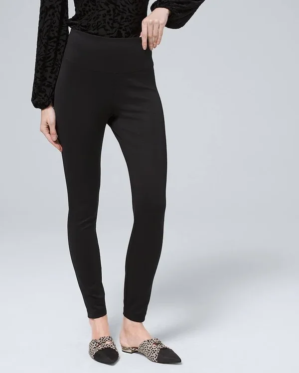 Women's Scuba Knit Whbm Runway Leggings by White House Black Market - Black
