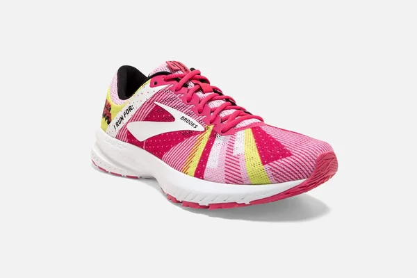 Brooks Launch 6 Running Shoe - Women's Aster/Fig/Gold - 7.5