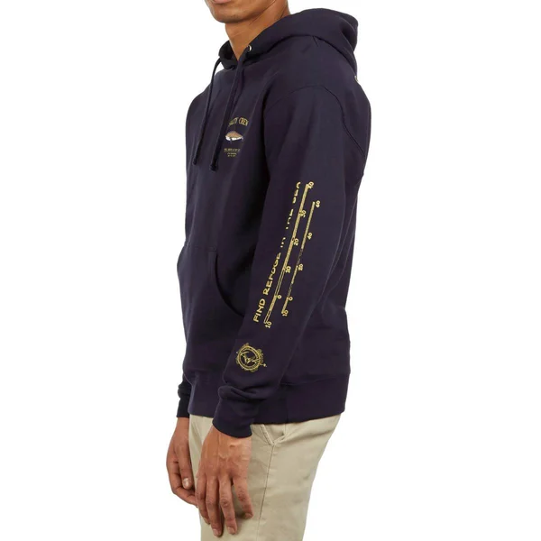 Salty Crew Bruce Fleece Hood - Navy
