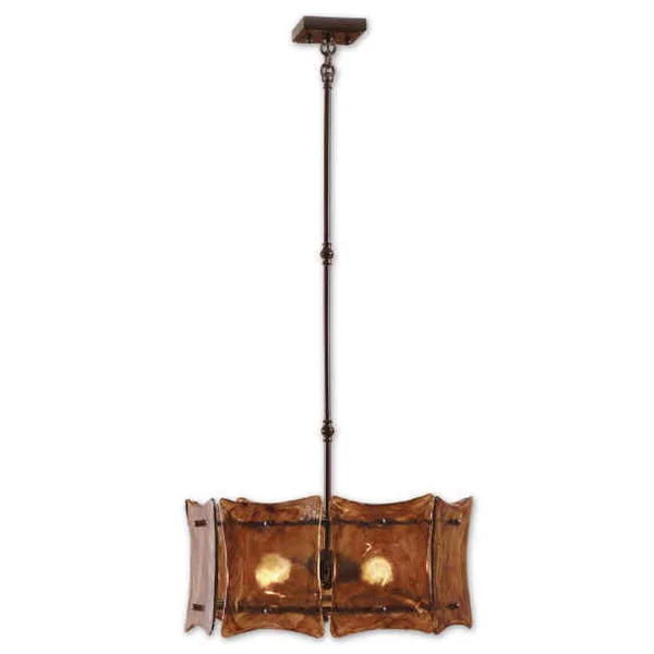 Uttermost 21008 Vetraio 3 Light Oil Rubbed Bronze Chandelier