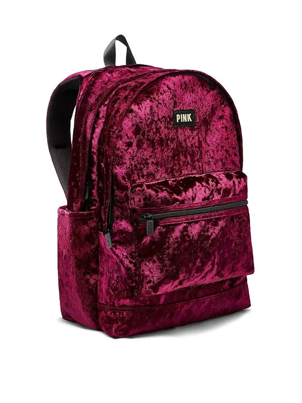 Victoria&s Secret Pink Campus Backpack - Ruby Red Velvet - Nwt