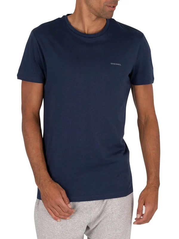 Diesel Umtee Jake 3 Pack T Shirts Navy