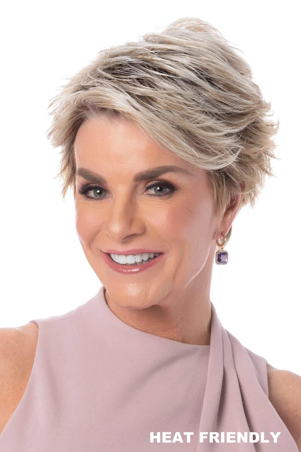 Toni Brattin Inspiration Short Textured Wig, Size Regular, Light Grey