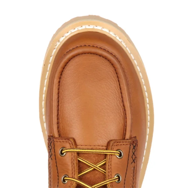 Men's Georgia Boot GB00177 6 inch Moc-Toe Wedge Work Boot - Gold