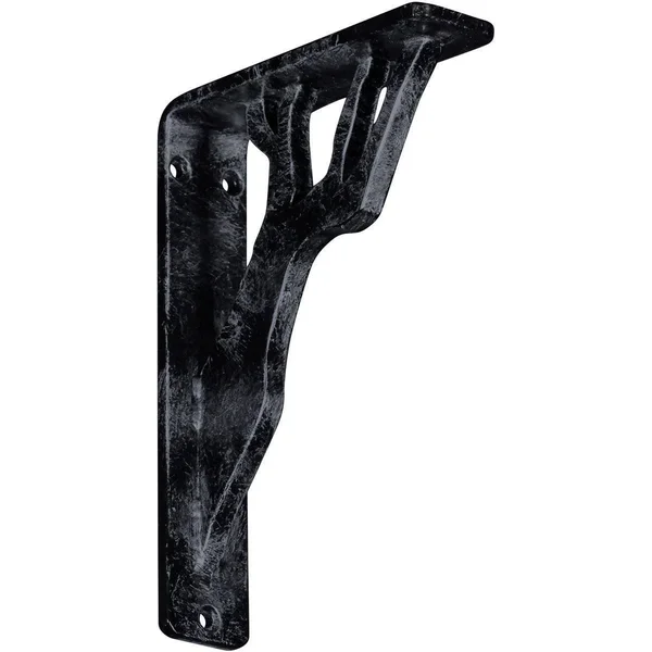 Damon Wrought Iron Bracket Antiqued Pewter 1 1/2x22W x 5 1/2x22D x 8x22H - (Single Center brace)