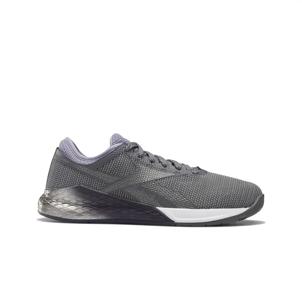 Reebok Women's Nano 9 Training Shoes - Grey/Violet/White, 7.5