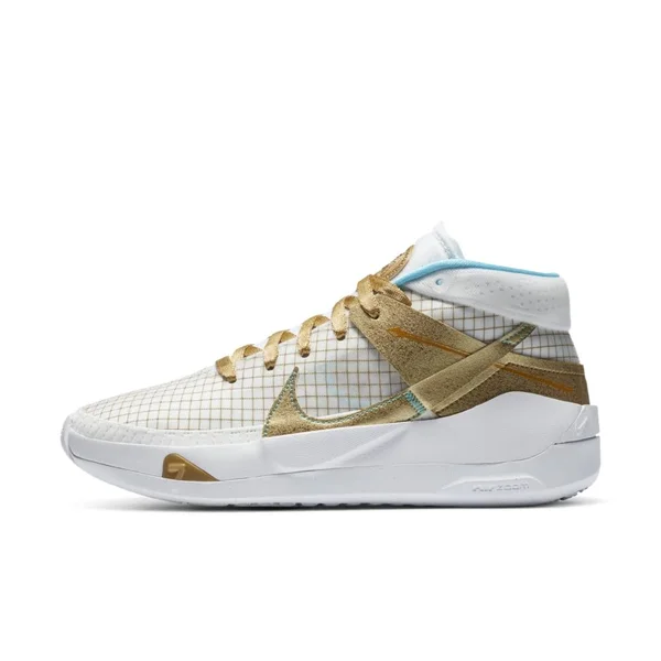 Nike Kd13 Basketball Shoes in White, Size: 6.5, DA0895-102