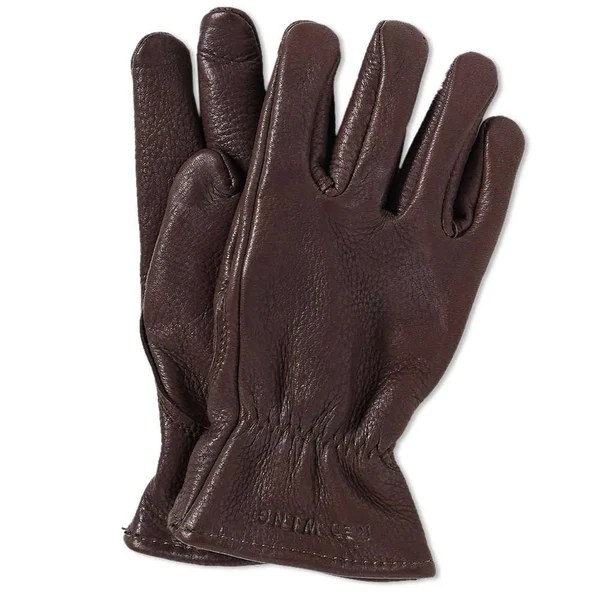 Red Wing Heritage Lined Leather Gloves, Nutmeg Buckskin