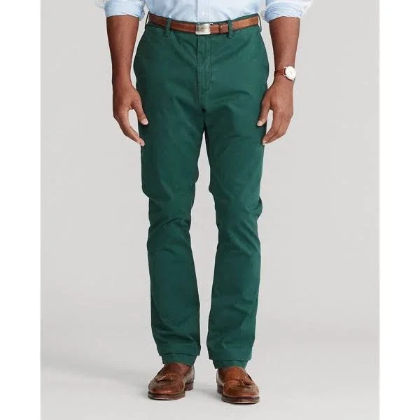Polo Ralph Lauren Mens Pants Green Size 38x36 Tall Chinos Stretch