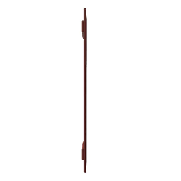 Ekena Millwork Exterior 3 Composite Wood Board-n-Batten Shutter (Set of 2), Size: 25 inch H x 12 inch W x 1 inch D, Red