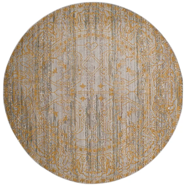 Safavieh Valencia Grey & Gold 2&-3x22 x 10& Rug