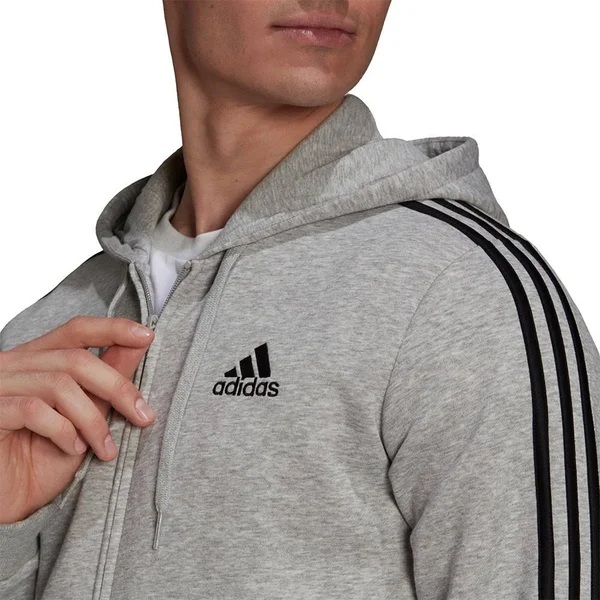 Adidas 3 Stripes Full Zip Sweatshirt M - Regular