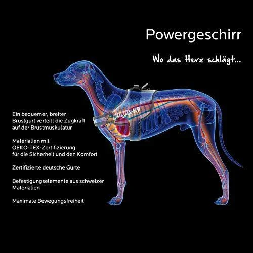 Julius-K9 IDC-Power Harness, British Flag, Size: 4/96-138 cm/38-54.5x22
