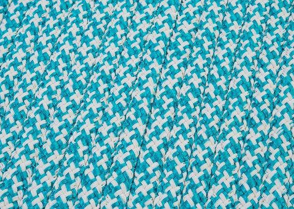 Colonial Mills Houndstooth Tweed Indoor, Outdoor Area Rug Turquoise, Size: 2 x 8 ft.