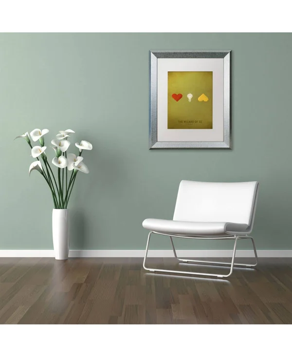 Trademark Fine Art oz by Christian Jackson Framed Graphic Art - Size: 14x22 H x 11x22 W x 0.5x22 D - Matte Color: White