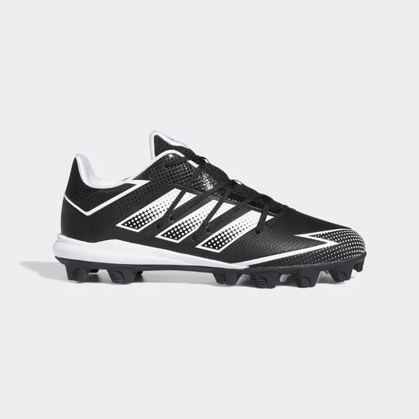 Adidas Men's Afterburner 7 MD Baseball Cleats, Black