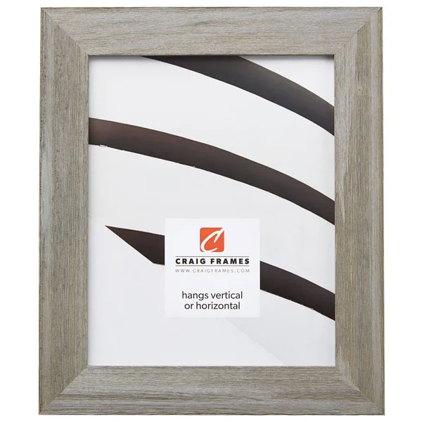 Craig Frames Barnwood Chic - Rustic Hardwood Picture Frame, Gray, 24 x 32 inch